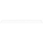vidaXL Serre avec cadre en acier blanc 72 m² 24x3x2 m