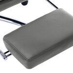 Chaise fauteuil siège de bureau informatique étude anthracite similicuir anthracite 02_0023981