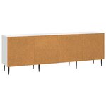 vidaXL Meuble TV Blanc brillant 150 x 31 x 50 cm Bois d'ingénierie
