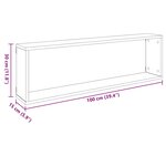 vidaXL Étagères cube murales 2 Pièces chêne sonoma bois d'ingénierie