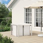 vidaXL Chaises de jardin salle à manger 2 Pièces Blanc et crème PP