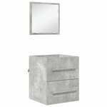 vidaXL Cabinet de salle de bain 41 x 38.5 x 48 cm Bois d'ingénierie