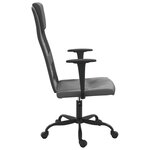 Chaise fauteuil siège de bureau informatique étude réglable en hauteur gris 02_0024066