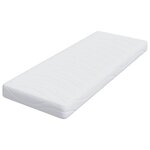 vidaXL Matelas Blanc 80 x 200 cm Mousse à mémoire de gel