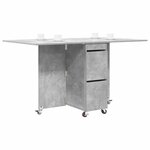 vidaXL Table à dîner 2 Pièces 140 x 80 x 77 cm Bois d'ingénierie