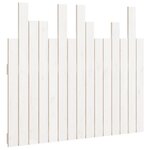 vidaXL Tête de lit murale Blanc 95 5x3x80 cm Bois massif de pin
