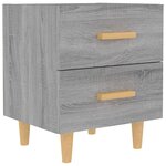 vidaXL Table de chevet Sonoma gris 40x35x47 5 cm