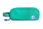 Trousse Oxford B-Smart - 3 Compartiments - Poignée Latérale - En Matière Recyclée - Couleur Turquoise