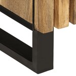 vidaXL Buffet 38x34x160 cm bois de manguier massif brut