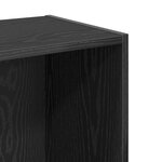 vidaXL Bibliothèque Chêne noir 40 x 30 x 77 cm Bois d'ingénierie