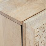 vidaXL Cabinet de salle de bain avec stockage Blanc 38 x 33 x 58 cm