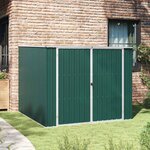 vidaXL Abri de jardin Vert 195x198x159 cm Acier galvanisé