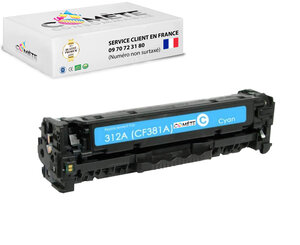 312x - 1 toner compatible avec hp 312x cf380x (312a cf380a cyan