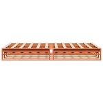 vidaXL Cadre de lit sans matelas cire marron 160x200cm bois pin massif