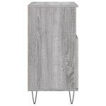 vidaXL Buffets 3 Pièces Sonoma gris Bois d'ingénierie