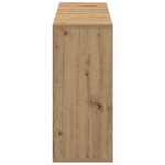 vidaXL Buffet chêne artisanal 120 x 30 x 75 cm Bois d'ingénierie