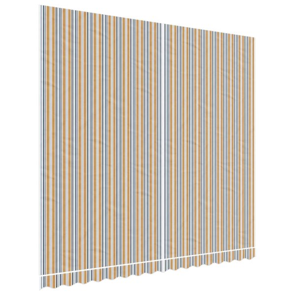 vidaXL Tissu de remplacement pour auvent rayures multicolores 4x3 5 m