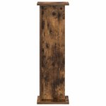 vidaXL Support de Plante Chêne fumé 25 x 25 5 x 80 5 cm