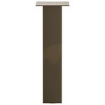 vidaXL Pieds de table basse 4 pièces Acier naturel 30 cm Acier