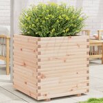 vidaXL Jardinière 70x70x72 5 cm bois de pin massif