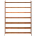 vidaXL Étagère à chaussures Marron 90x24x117 cm Bois d'ingénierie
