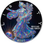 Pièce de monnaie en Argent 1 Dollar g 31.1 (1 oz) Millésime 2025 BUBBLE LIBERTY