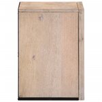 vidaXL Armoire murale de salle de bain 38x34x48cm bois massif manguier