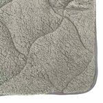vidaXL Couette d'été 155 x 220 cm Été Gris clair Respirant