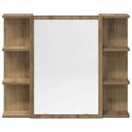 vidaXL Ensemble de meubles salle de bain 4 Pièces bois d'ingénierie