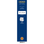 Bandes Klemmfix double soudure 210 x 40 mm pour timbres-poste. Fond - Transparent