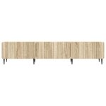 vidaXL Meuble TV Chêne Sonoma 147 x 34 5 x 32 cm Bois d'ingénierie