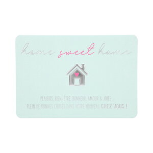 Carte de voeux - évènement - home sweat home nouveau chez vous