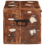 vidaXL Boîte de Rangement Multicolore bois de récupération massif