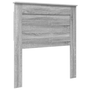 vidaXL Tête de lit Gris Sonoma 80 cm Bois d'ingénierie