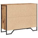 vidaXL Bahut en vieux bois chêne 97x32 5x74 5 cm Bois reconstitué