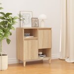 vidaXL Buffet Chêne sonoma 60x35x70 cm Bois d'ingénierie
