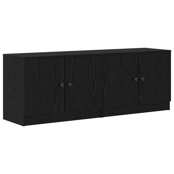 vidaXL Armoire de rangement pour lit mezzanine 2 pièces Chêne noir