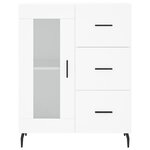 vidaXL Buffet blanc 69 5x34x90 cm bois d'ingénierie