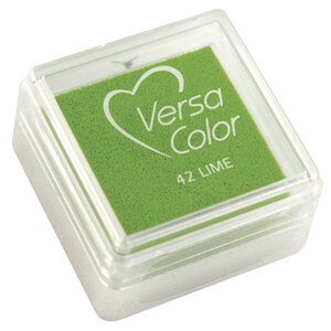 Tampon encreur "Versacolor"  vert poison  2 5x2 5 cm