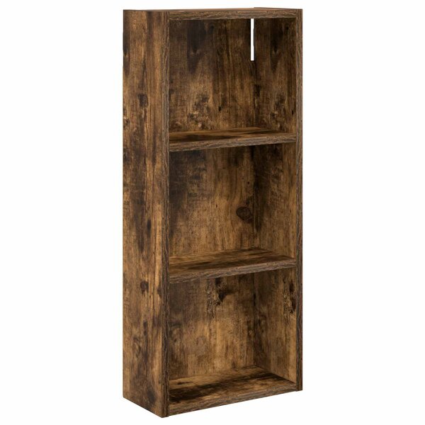 vidaXL Armoire murale de salle de bain Chêne Fumé 30 x 14 x 70 cm