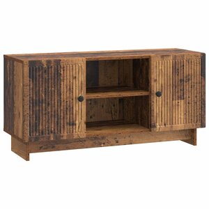 vidaXL Meuble TV 102 x 34 5 x 50 cm Bois ancien Bois d'ingénierie