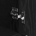 vidaXL Ensemble de mobilier de salle de bain avec étagère Chêne noir