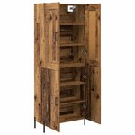 vidaXL Haut Armoire 2 Pièces Bois Ancien Bois d'ingénierie