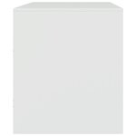 vidaXL Meubles TV 2 Pièces blanc 67x39x44 cm acier