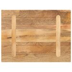 vidaXL Dessus de table 90x50x3 8 cm rectangulaire bois massif manguier