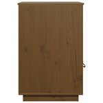 vidaXL Armoire de bureau Marron miel 40x50x75 cm Bois massif de pin