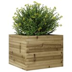 vidaXL Jardinière 60x60x45 5 cm bois de pin imprégné