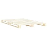vidaXL Cadre de lit de palette sans matelas 160x200 cm bois massif pin