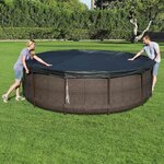 Bestway housse de piscine pour cadre sirocco ronde 366 cm