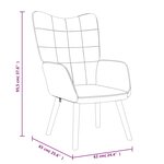 vidaXL Chaise de relaxation avec tabouret Jaune moutarde Tissu